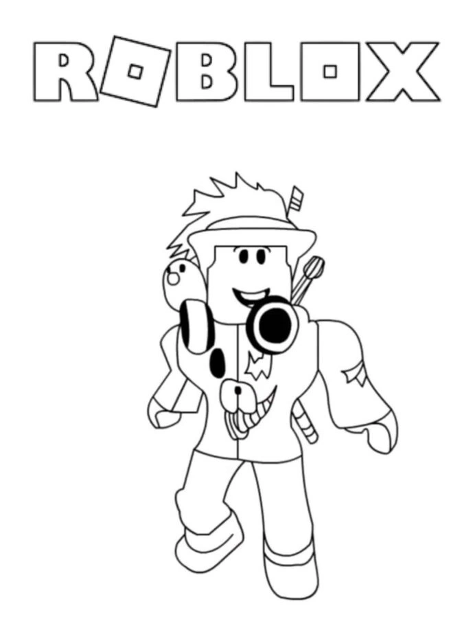 Kolorowanka roblox avatar